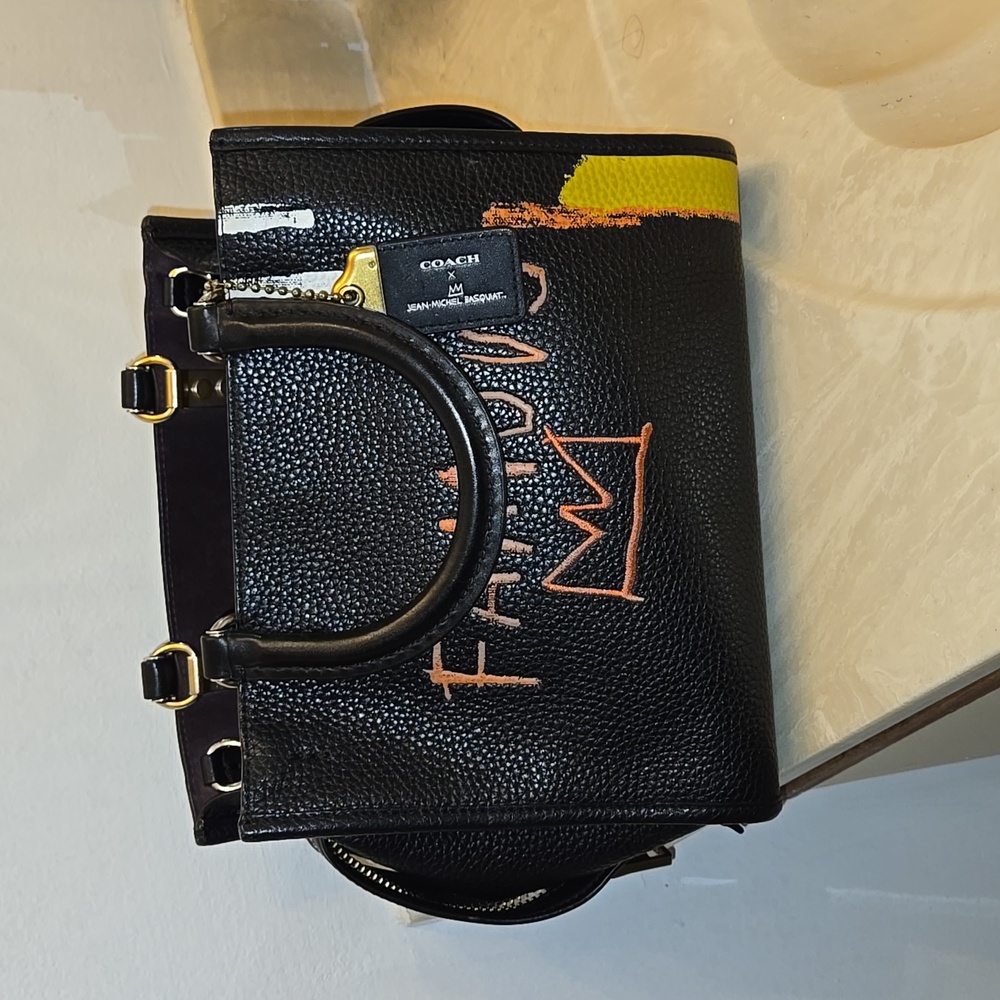 Coach X Jean Michel Basquiat Rogue Bag 25